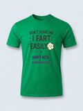 Personalised Banter Tee — irish green tee, front view