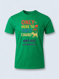Personalised Banter Tee — irish green tee, front view