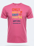 Personalised Banter Tee — pink tee, front view