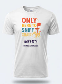 Personalised Banter Tee — white tee, front view