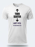 Personalised Banter Tee — white tee, front view