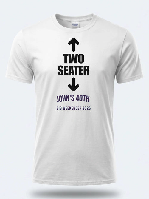 Personalised Banter Tee – Two Seater