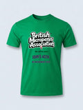 Personalised Banter Tee — irish green tee, front view