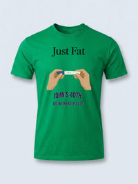 Personalised Banter Tee — irish green tee, front view