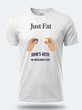 Personalised Banter Tee — white tee, front view