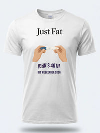Personalised Banter Tee — white tee, front view