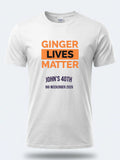 Personalised Banter Tee — white tee, front view