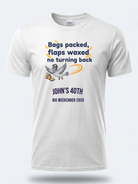 Personalised Banter Tee — white tee, front view