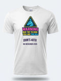 Personalised Banter Tee — white tee, front view