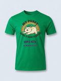 Personalised Banter Tee — irish green tee, front view