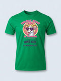 Personalised Banter Tee — irish green tee, front view