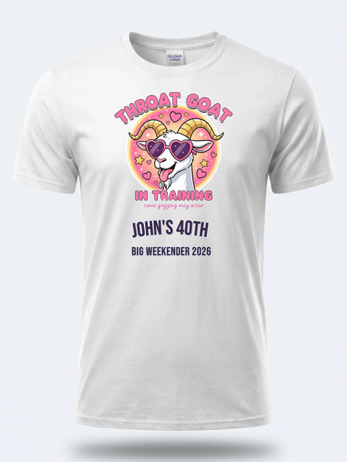 Personalised Banter Tee – Throat Goat