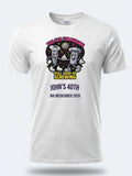 Personalised Banter Tee — white tee, front view