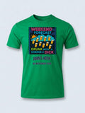 Personalised Banter Tee — irish green tee, front view