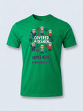 Personalised Banter Tee — irish green tee, front view