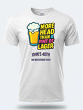 Personalised Banter Tee — white tee, front view