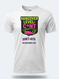Personalised Banter Tee — white tee, front view