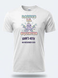 Personalised Banter Tee — white tee, front view