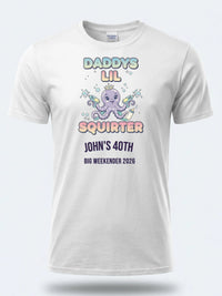 Personalised Banter Tee — white tee, front view