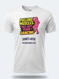 Personalised Banter Tee — white tee, front view