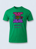 Personalised Banter Tee — irish green tee, front view
