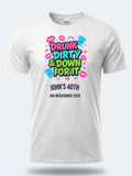 Personalised Banter Tee — white tee, front view