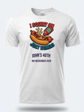 Personalised Banter Tee — white tee, front view