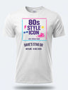 Personalised 80s Tee – 80s Style Icon