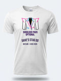 Personalised 80s Tee — white tee, front view