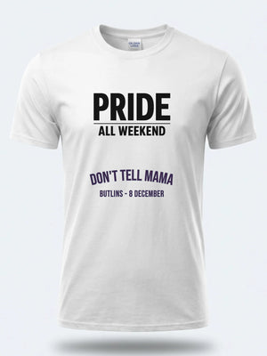 Personalised Pride Tee – Pride all Weekend