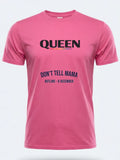 Personalised Pride Tee — pink tee, front view