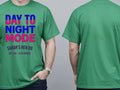 Personalised Ibiza Tee — irish green tee, front and back view