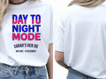 Personalised Ibiza Tee — white tee, front and back view