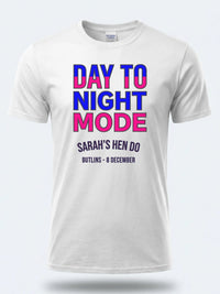 Personalised Ibiza Tee — white tee, front view