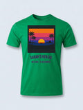 Personalised Ibiza Tee — irish green tee, front view