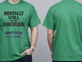Personalised Bugged out Tee — irish green tee, front and back view
