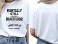 Personalised Bugged out Tee — white tee, front and back view