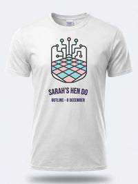 Personalised Bugged out Tee — white tee, front view