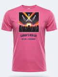 Personalised Bugged out Tee — pink tee, front view