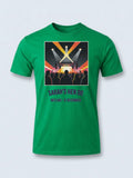Personalised Bugged out Tee — irish green tee, front view