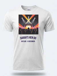 Personalised Bugged out Tee — white tee, front view