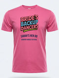 Personalised Hen Weekender Tee — pink tee, front view