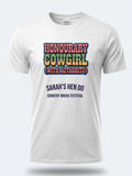 Personalised Country Weekender Tee — white tee, front view