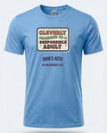 Personalised Banter Tee — carolina blue tee