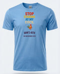 Personalised Banter Tee — carolina blue tee