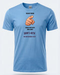 Personalised Banter Tee — carolina blue tee