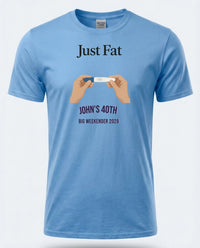 Personalised Banter Tee — carolina blue tee