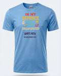 Personalised Banter Tee — carolina blue tee