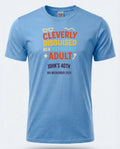Personalised Banter Tee — carolina blue tee