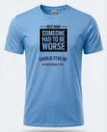 Personalised Weekender Unisex Tee — carolina blue tee